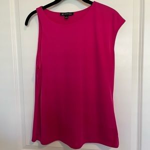 INC International bold pink asymmetrical top